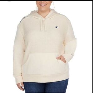 Champion Ladies' Herringbone Hoodie NWT Cream